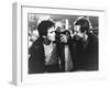 RUMBLE FISH, 1983 directed by FRANCIS FORD COPPOLA Matt Dillon and Mickey Rourke (b/w photo)-null-Framed Photo