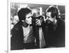 RUMBLE FISH, 1983 directed by FRANCIS FORD COPPOLA Matt Dillon and Mickey Rourke (b/w photo)-null-Framed Photo