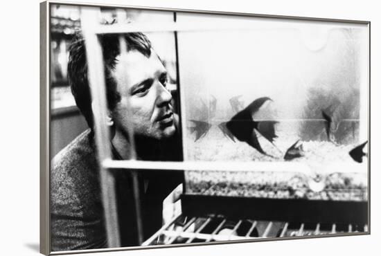 RUMBLE FISH, 1983 directed by FRANCIS FORD COPPOLA Mickey Rourke (b/w photo)-null-Framed Photo