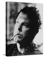 RUMBLE FISH, 1983 directed by FRANCIS FORD COPPOLA Mickey Rourke (b/w photo)-null-Stretched Canvas