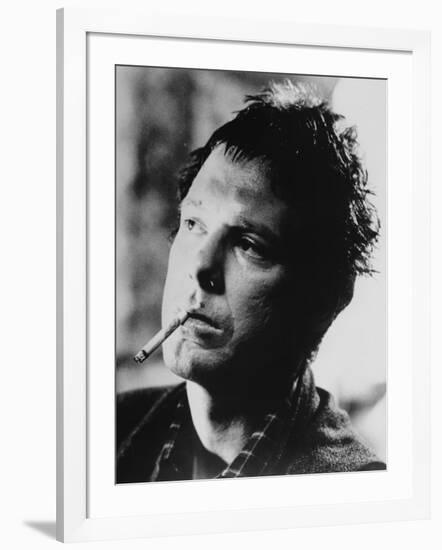 RUMBLE FISH, 1983 directed by FRANCIS FORD COPPOLA Mickey Rourke (b/w photo)-null-Framed Photo