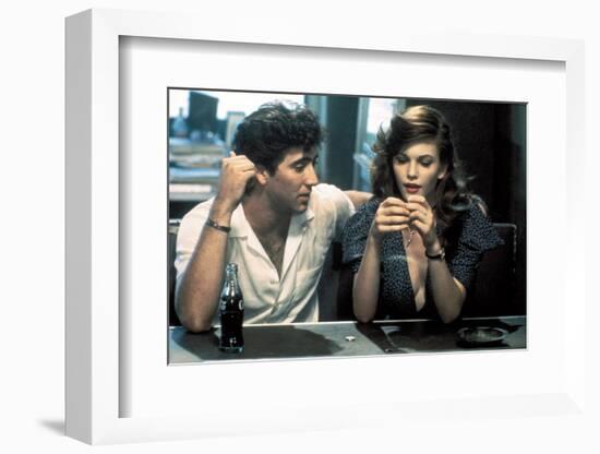 RUMBLE FISH, 1983 directed by FRANCIS FORD COPPOLA Nicolas Cage and Diane Lane (photo)-null-Framed Photo