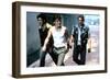 RUMBLE FISH, 1983 directed by FRANCIS FORD COPPOLA Nicolas Cage, Matt Dillon and Chris Penn (photo)-null-Framed Photo