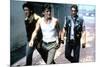 RUMBLE FISH, 1983 directed by FRANCIS FORD COPPOLA Nicolas Cage, Matt Dillon and Chris Penn (photo)-null-Mounted Photo