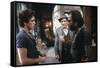 RUMBLE FISH, 1983 directed by FRANCIS FORD COPPOLA On the set, Francis Ford Coppola with Matt Dillo-null-Framed Stretched Canvas