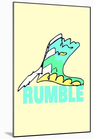 Rumble Sunny by Annimo-null-Mounted Art Print