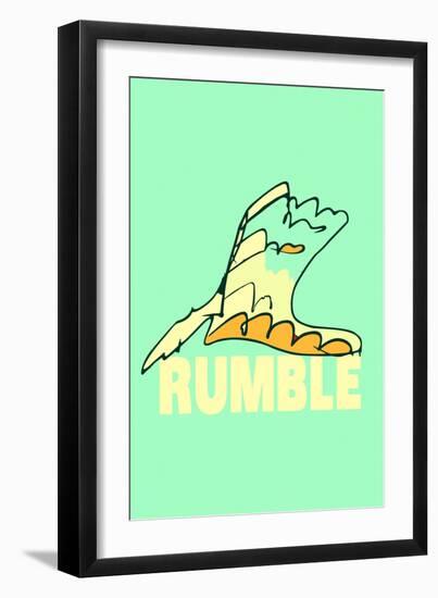 Rumble Young Man by Annimo-null-Framed Art Print