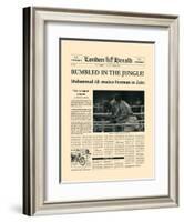 Rumbled In The Jungle!-The Vintage Collection-Framed Art Print