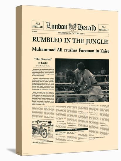 Rumbled In The Jungle!-The Vintage Collection-Stretched Canvas