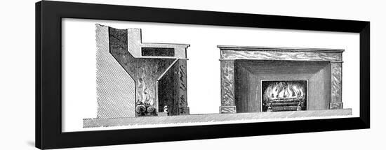 Rumford's Fireplace, C1880-null-Framed Giclee Print