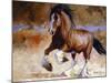 Rumi's Run-Carolyne Hawley-Mounted Art Print