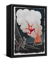 Rumpelstiltskin Dancing in the Night-Susie Jenkin Pearce-Framed Stretched Canvas