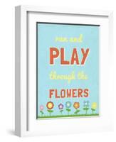 Run and Play-null-Framed Art Print