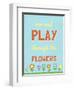 Run and Play-null-Framed Art Print