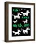 Run Away With Me - Tommy Human Cartoon Print-Tommy Human-Framed Art Print