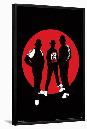 Run DMC - Minimalist Logo-Trends International-Framed Poster