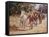 Run Him Again-Paul Gribble-Framed Stretched Canvas