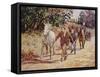 Run Him Again-Paul Gribble-Framed Stretched Canvas