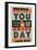 Run the Day-Vintage Vector Studio-Framed Art Print