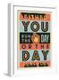 Run the Day-Vintage Vector Studio-Framed Art Print