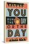 Run the Day-Vintage Vector Studio-Stretched Canvas