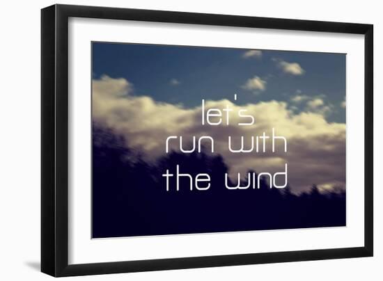 Run with the Wind-Vintage Skies-Framed Premium Giclee Print