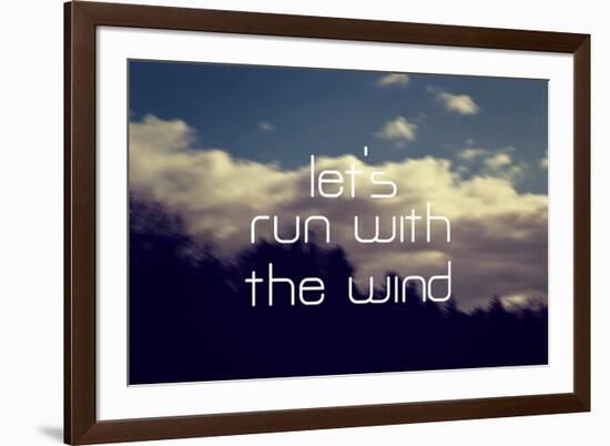 Run with the Wind-Vintage Skies-Framed Giclee Print