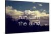 Run with the Wind-Vintage Skies-Stretched Canvas