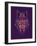 Run with Wolves-Drawpaint Illustration-Framed Giclee Print