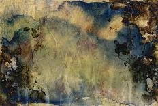 Abstract Hand Painted Watercolor Background on Grunge Paper Texture-run4it-Art Print