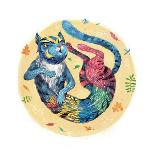 Autumn Cat, 2015-Runa Anastasiya Rudaya-Laminated Giclee Print