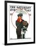 "Runaway Boy," Saturday Evening Post Cover, May 17, 1924-Charles Towne-Framed Giclee Print