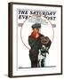 "Runaway Boy," Saturday Evening Post Cover, May 17, 1924-Charles Towne-Framed Giclee Print