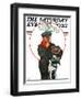 "Runaway Boy," Saturday Evening Post Cover, May 17, 1924-Charles Towne-Framed Giclee Print