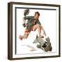 "Runaway Pants", August 9,1919-Norman Rockwell-Framed Giclee Print