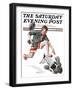 "Runaway Pants" Saturday Evening Post Cover, August 9,1919-Norman Rockwell-Framed Giclee Print