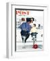 "Runaway" Saturday Evening Post Cover, September 20,1958-Norman Rockwell-Framed Premium Giclee Print