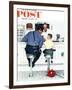 "Runaway" Saturday Evening Post Cover, September 20,1958-Norman Rockwell-Framed Giclee Print