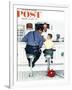 "Runaway" Saturday Evening Post Cover, September 20,1958-Norman Rockwell-Framed Giclee Print