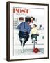 "Runaway" Saturday Evening Post Cover, September 20,1958-Norman Rockwell-Framed Giclee Print