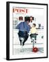 "Runaway" Saturday Evening Post Cover, September 20,1958-Norman Rockwell-Framed Giclee Print