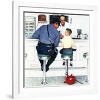 "Runaway", September 20,1958-Norman Rockwell-Framed Giclee Print