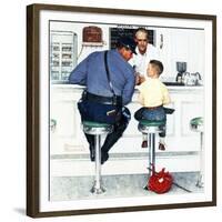 "Runaway", September 20,1958-Norman Rockwell-Framed Giclee Print