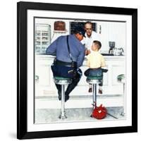 "Runaway", September 20,1958-Norman Rockwell-Framed Giclee Print