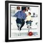 "Runaway", September 20,1958-Norman Rockwell-Framed Giclee Print