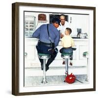 "Runaway", September 20,1958-Norman Rockwell-Framed Giclee Print