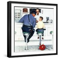 "Runaway", September 20,1958-Norman Rockwell-Framed Giclee Print