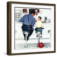 "Runaway", September 20,1958-Norman Rockwell-Framed Giclee Print