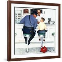 "Runaway", September 20,1958-Norman Rockwell-Framed Giclee Print