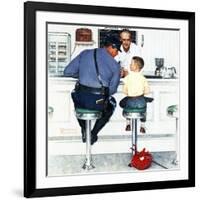 "Runaway", September 20,1958-Norman Rockwell-Framed Giclee Print